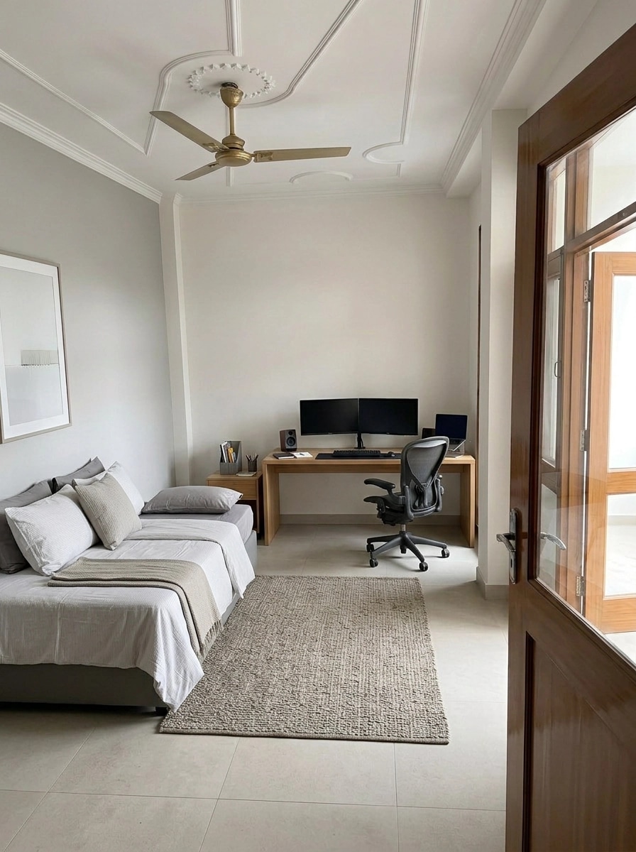 Interior design in Minimalism style — Living Room by GenRoom AI