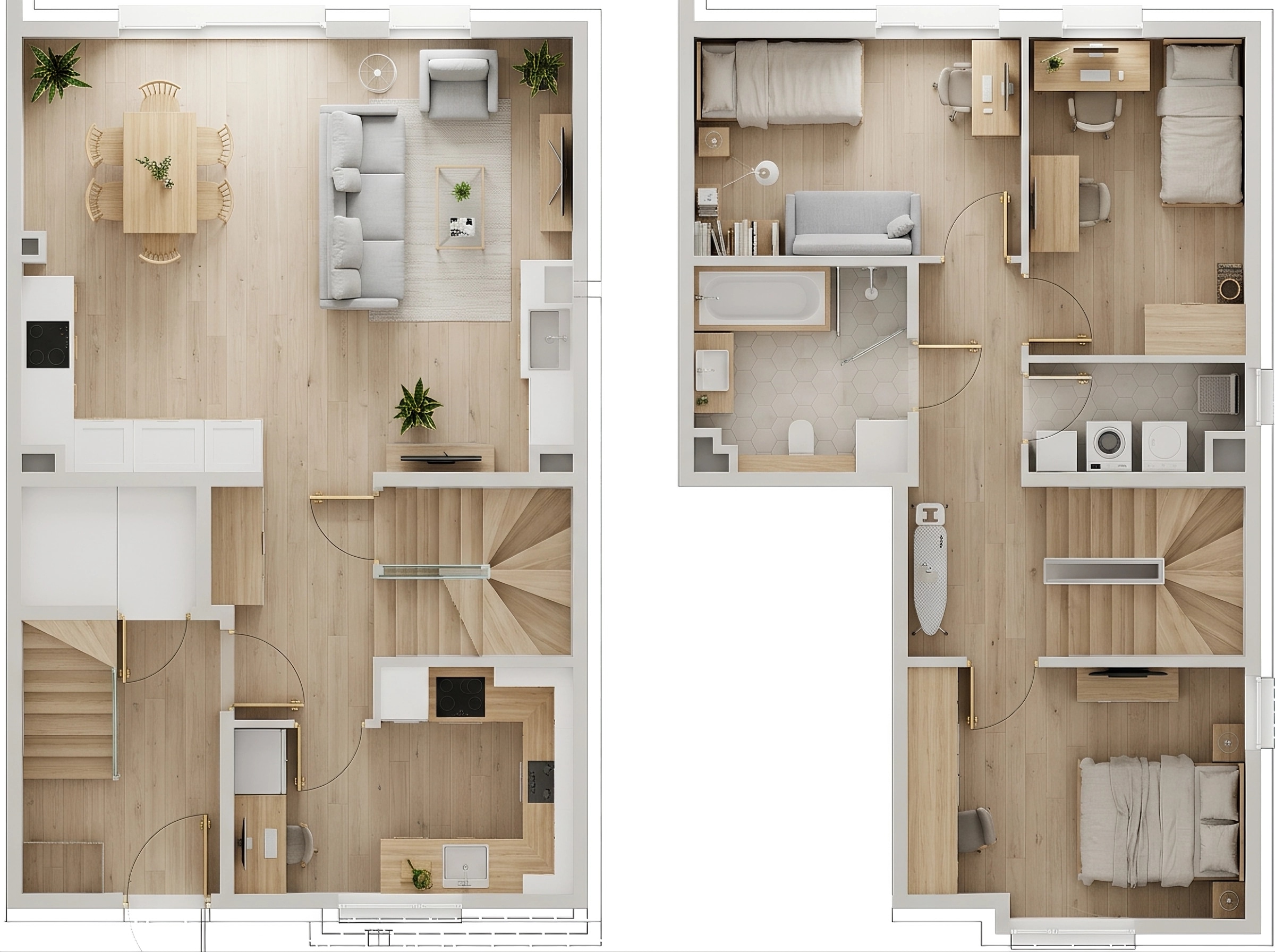 Scandinavian Living Room design — interior photo by GenRoom AI