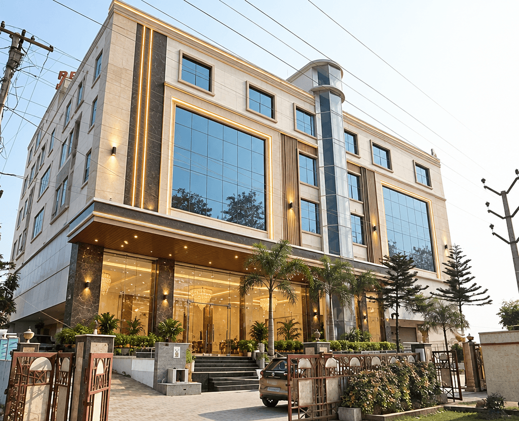 Facade design in Classic Facade style — photo by GenRoom AI