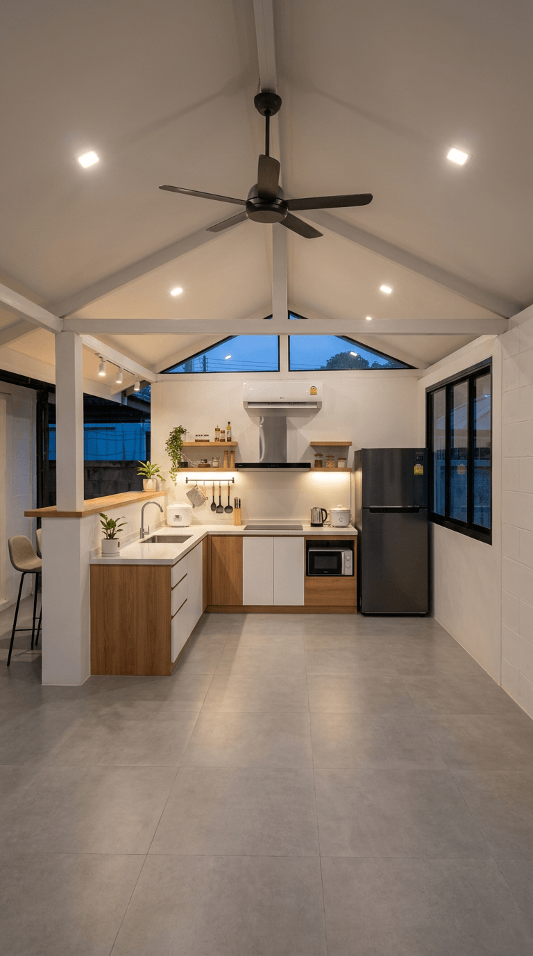 Interior design in Minimalism style — Kitchen by GenRoom AI