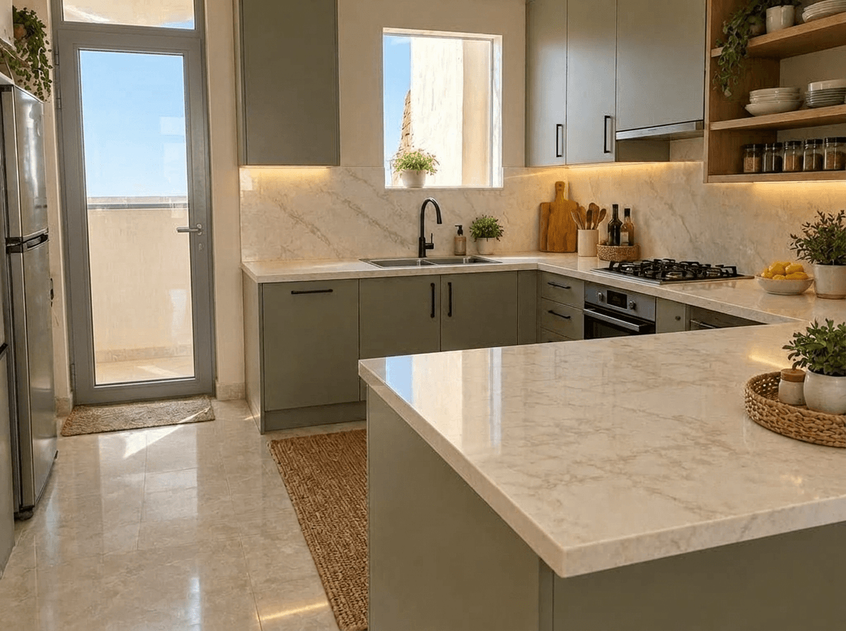 Kitchen interior in no_style style — photo by GenRoom AI