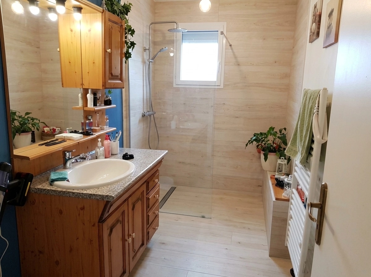 Bathroom interior in no_style style — photo by GenRoom AI