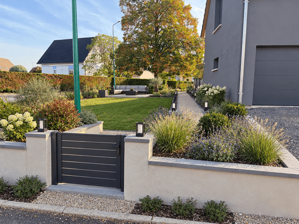 Landscape design in Contemporary Yard style — Yard by GenRoom AI