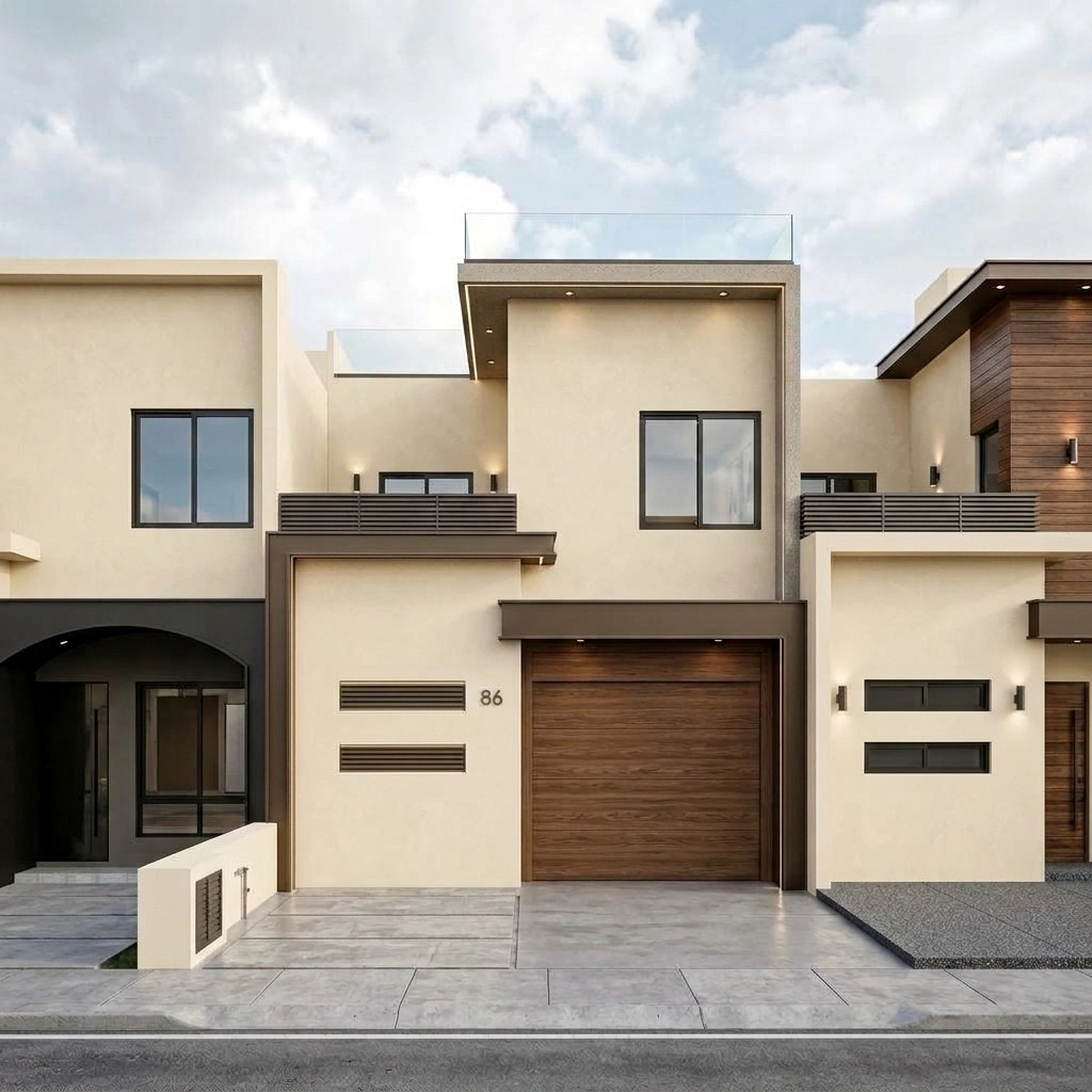 Contemporary Facade Facade design — facade photo by GenRoom AI