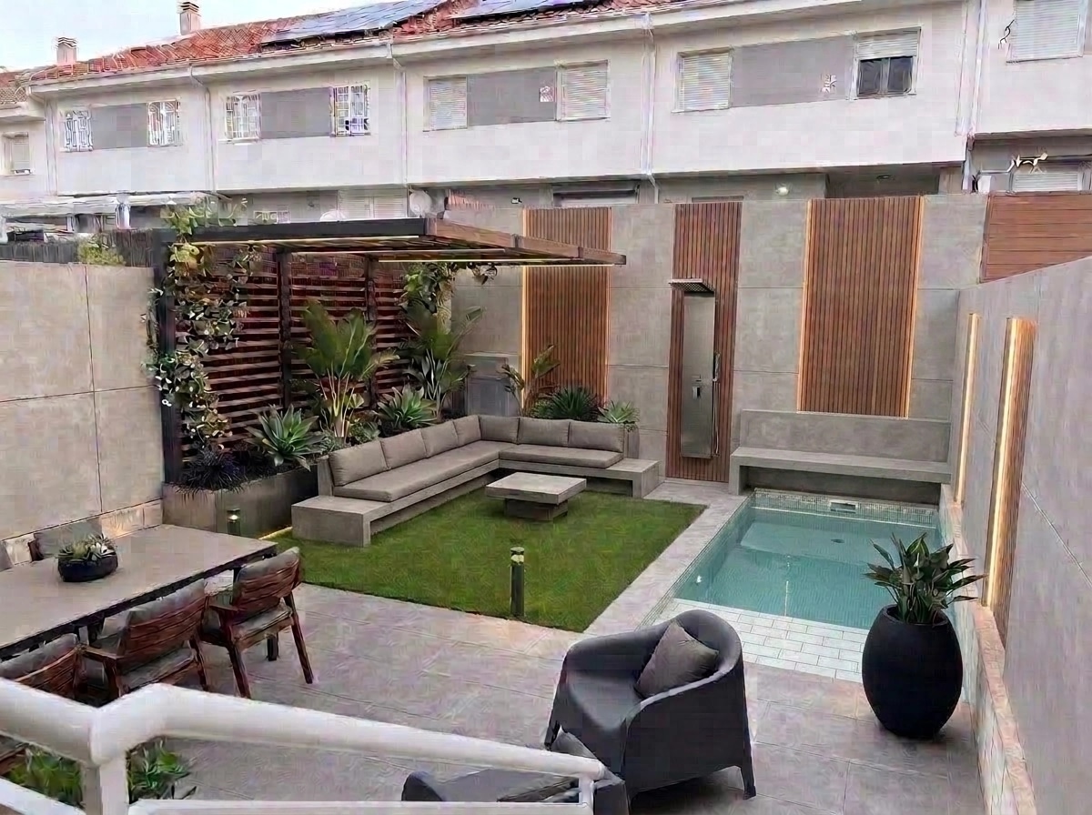 Contemporary Yard Yard design — yard photo by GenRoom AI