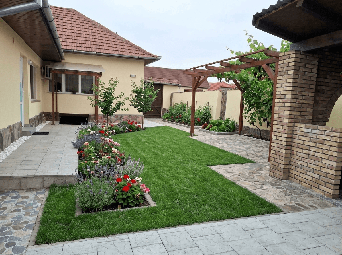 Yard design in no_style style — photo by GenRoom AI