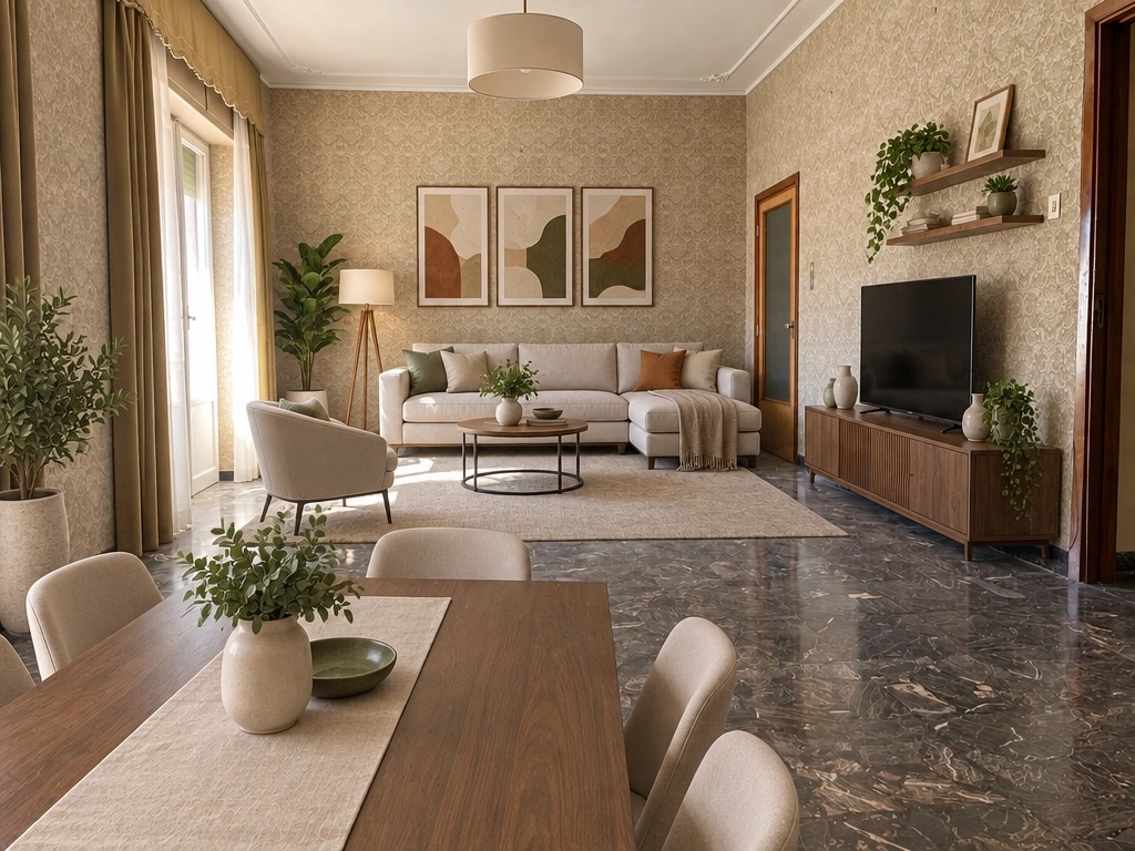 Interior design in Contemporary style — Living Room by GenRoom AI