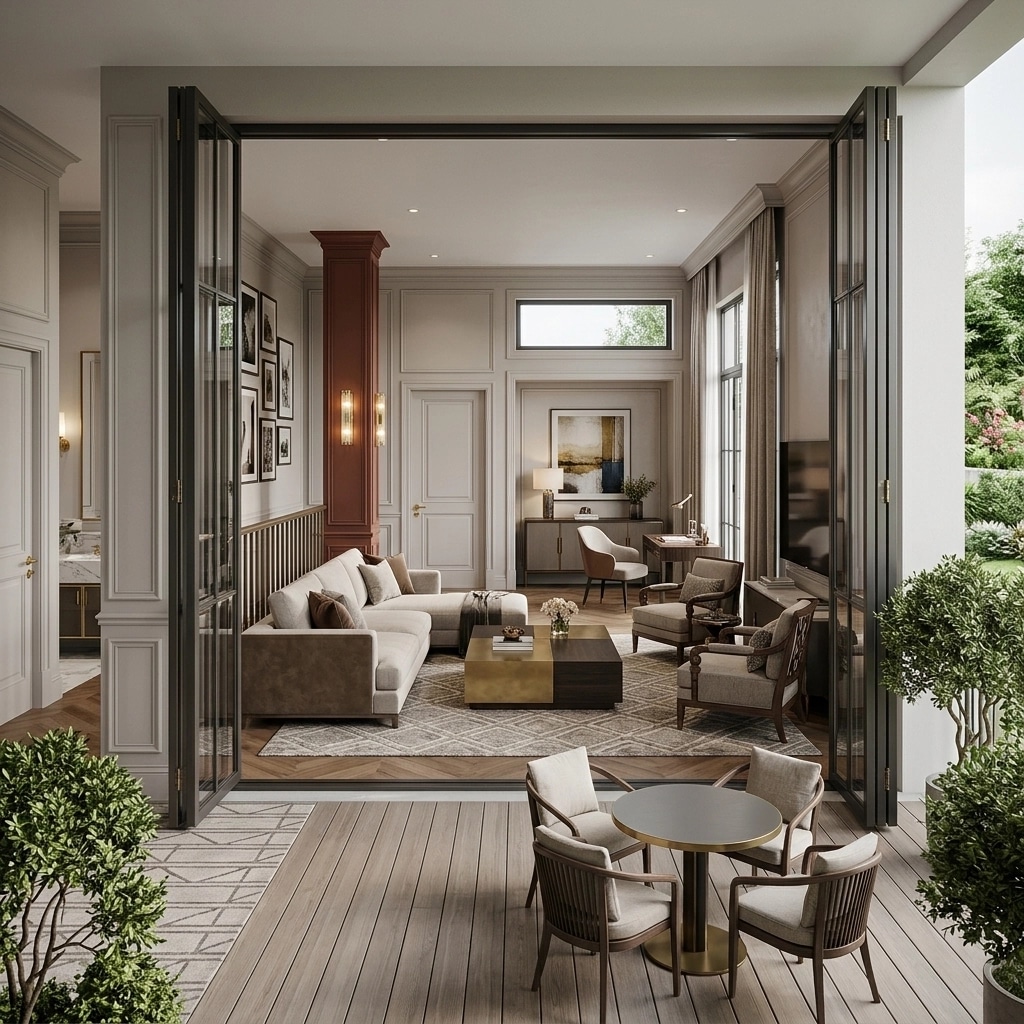 Interior design in Transitional style — Living Room by GenRoom AI