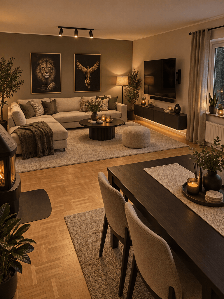 Interior design in Contemporary style — Living Room by GenRoom AI