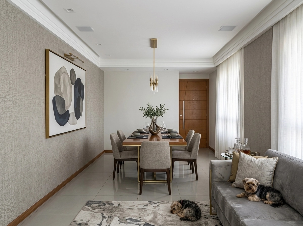 Interior design in Contemporary style — dining_room by GenRoom AI