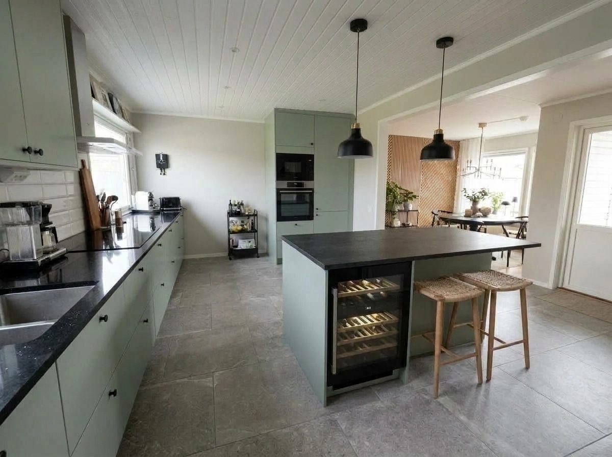 Interior design in Scandinavian style — Kitchen by GenRoom AI