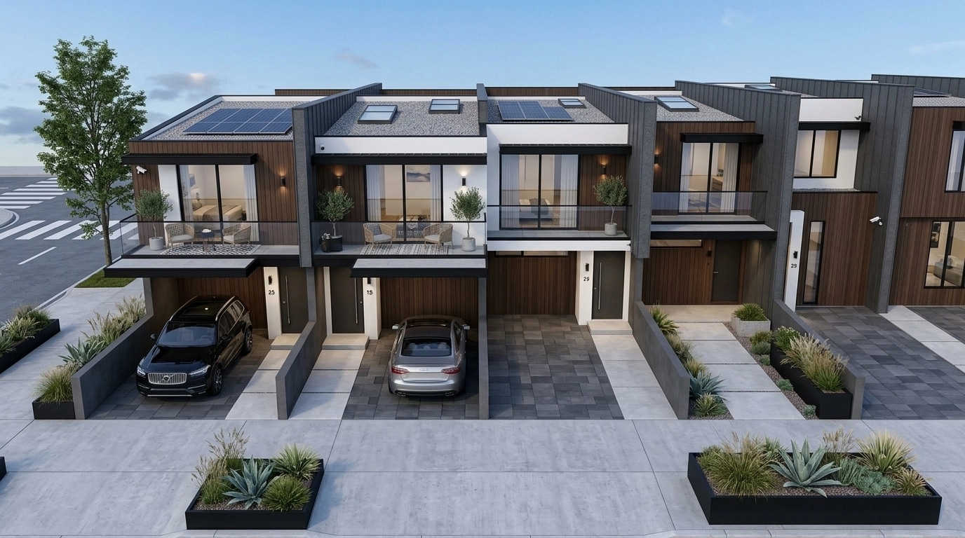 Facade design in Contemporary Facade style — Facade by GenRoom AI