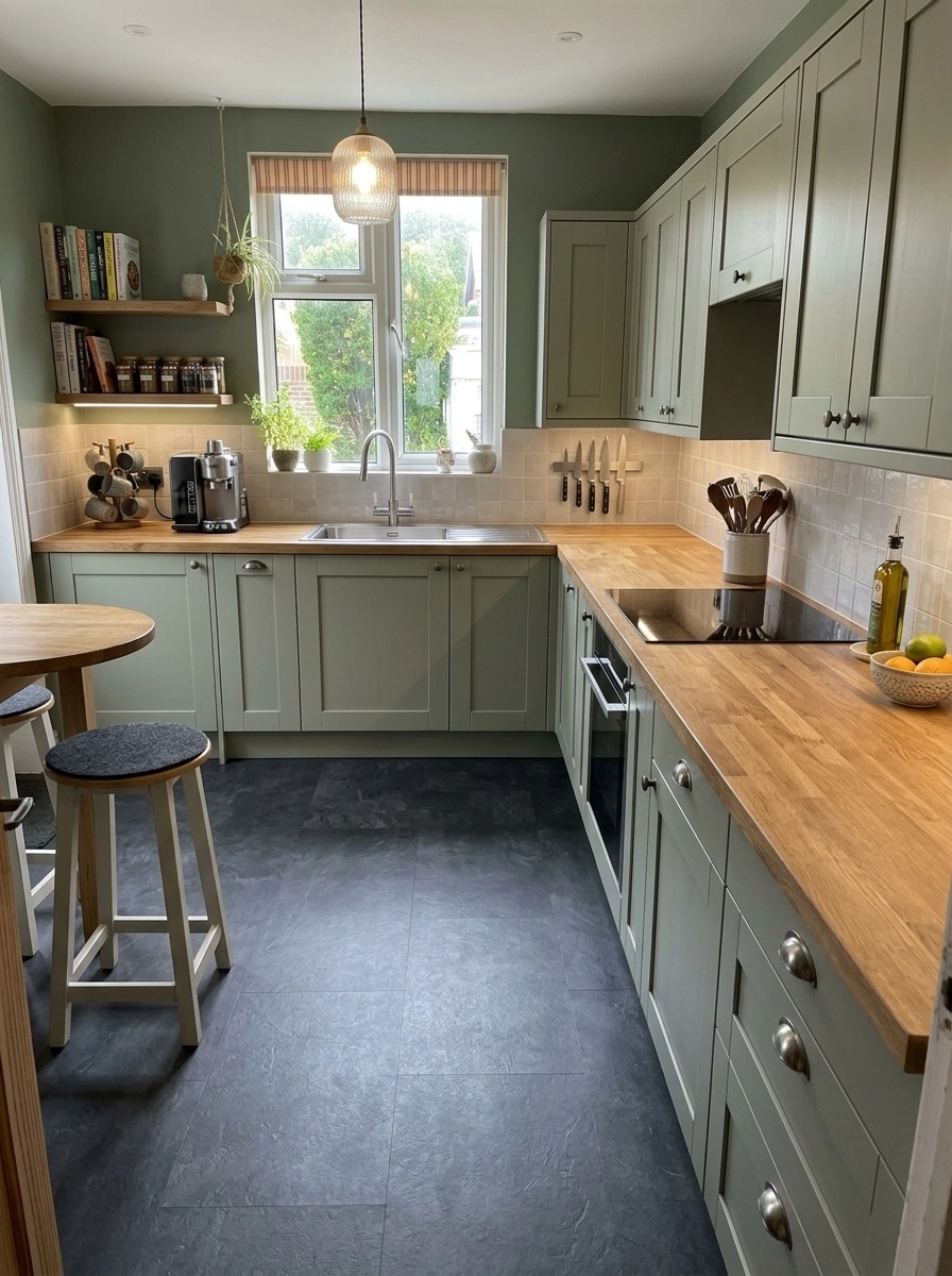Interior design in Contemporary style — Kitchen by GenRoom AI