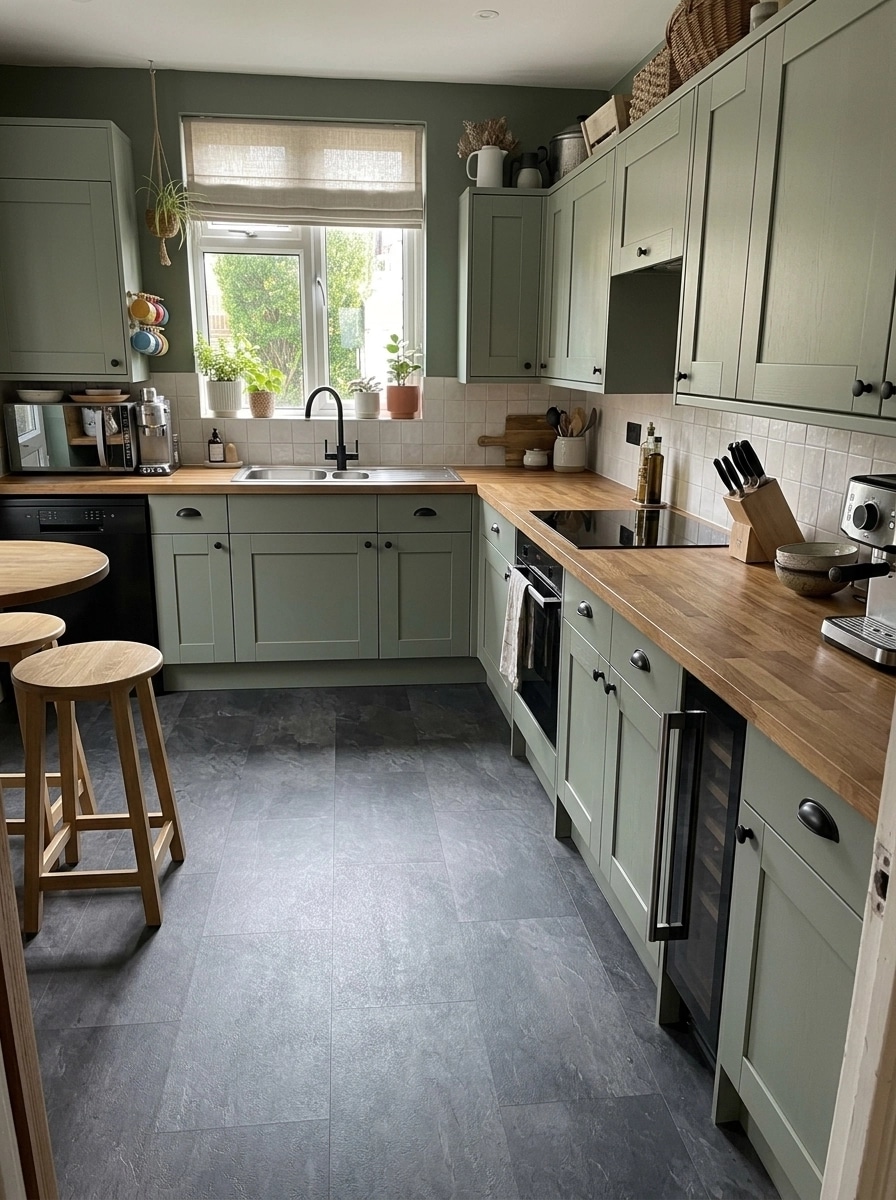 Kitchen interior in Scandinavian style — photo by GenRoom AI