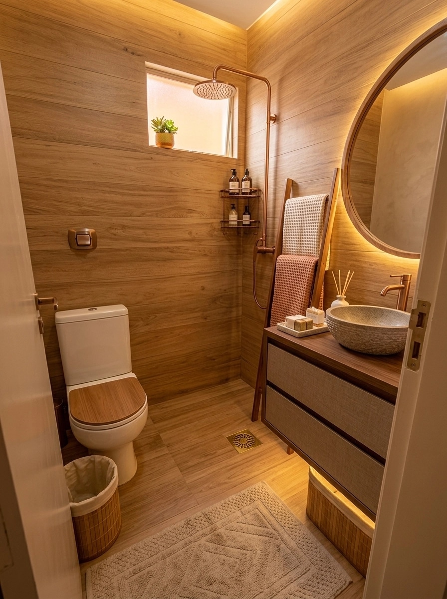 Bathroom interior in no_style style — photo by GenRoom AI
