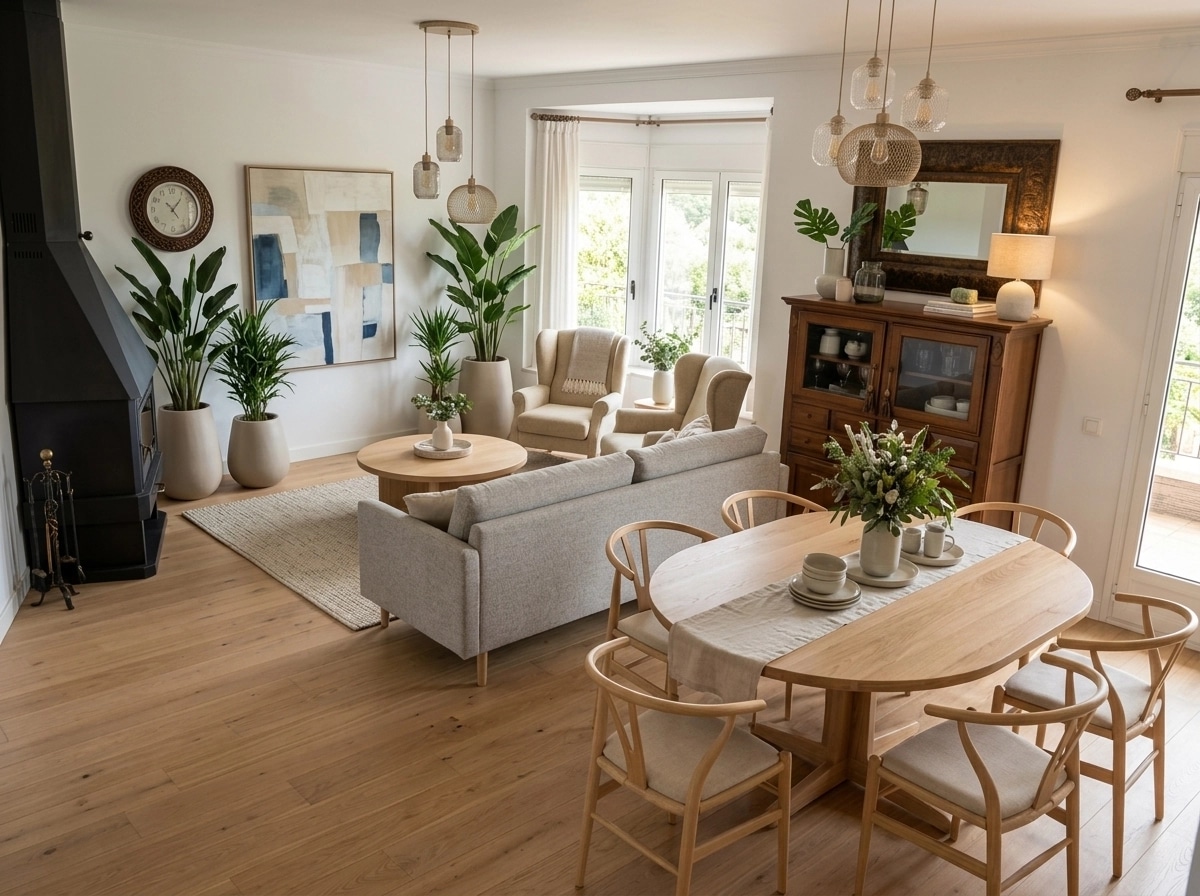Scandinavian Living Room design — interior photo by GenRoom AI