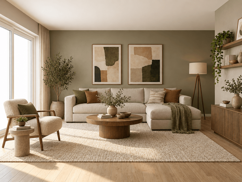 Interior design in Contemporary style — Living Room by GenRoom AI