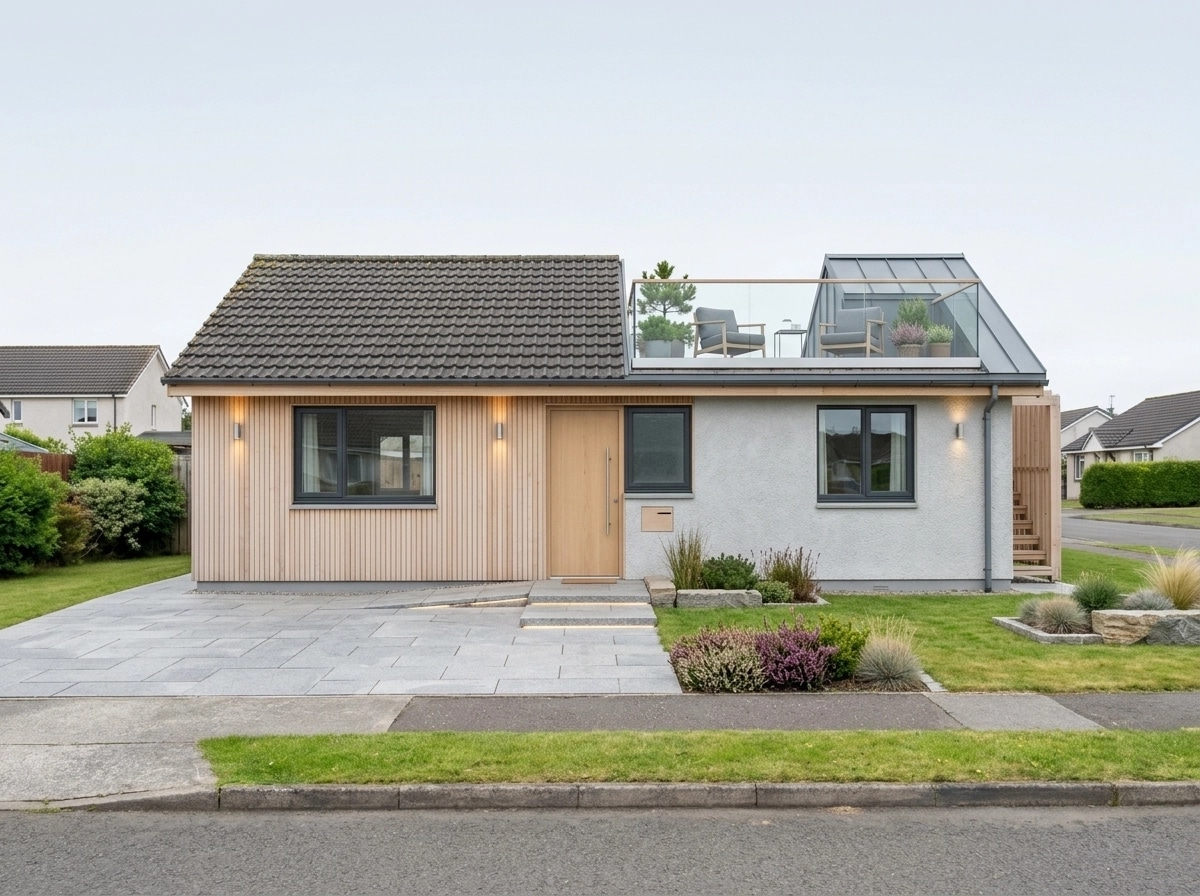 Scandinavian Facade Facade design — facade photo by GenRoom AI