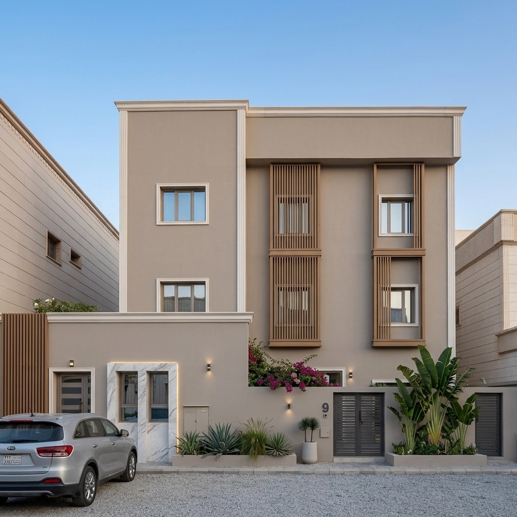 Contemporary Facade Facade design — facade photo by GenRoom AI