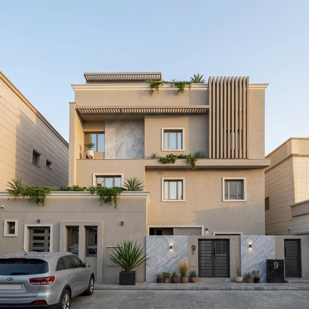 Minimalist Facade Facade design — facade photo by GenRoom AI