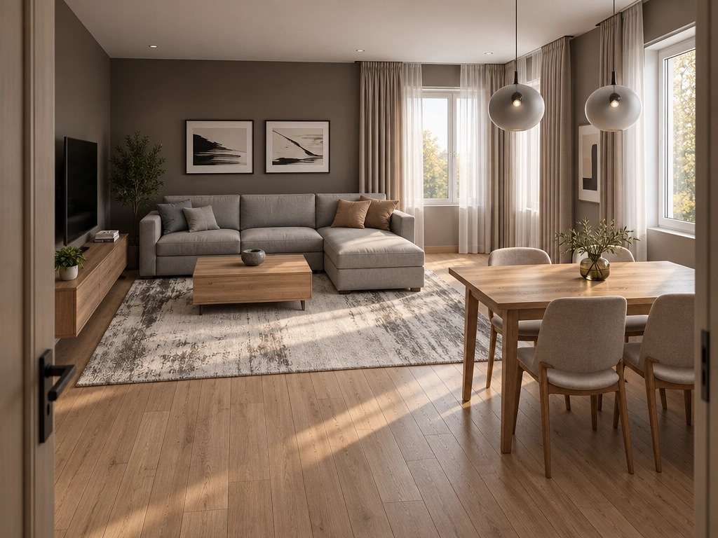 Interior design in Contemporary style — Living Room by GenRoom AI