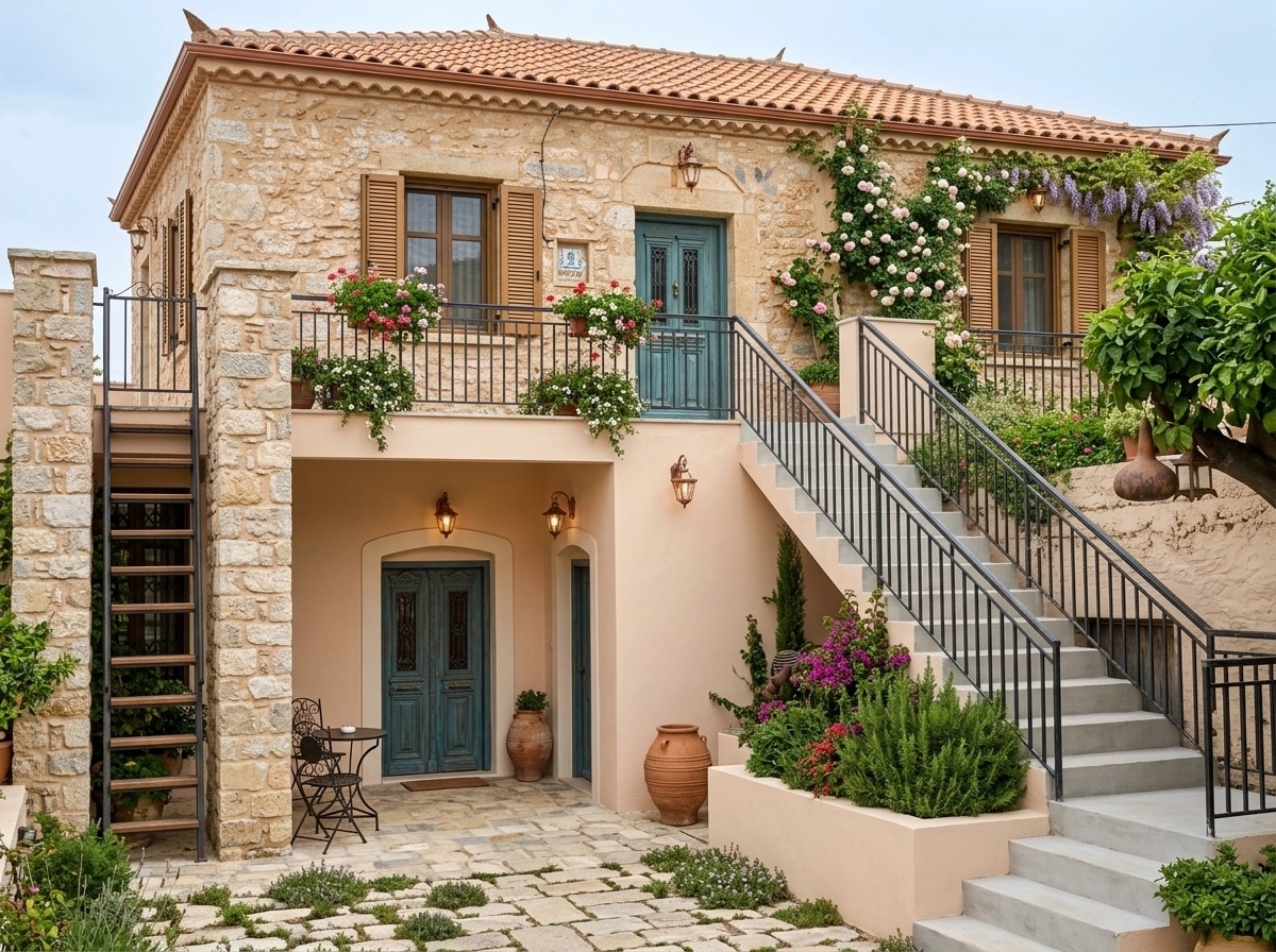Facade design in Mediterranean Facade style — Facade by GenRoom AI