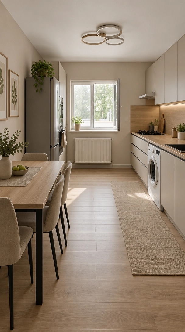 Minimalism Kitchen design — interior photo by GenRoom AI