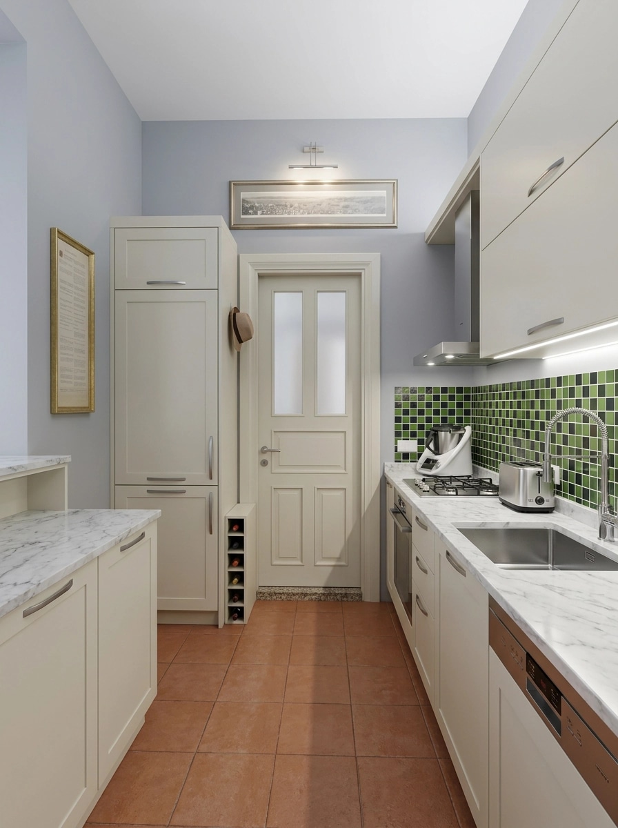 Kitchen interior in Contemporary style — photo by GenRoom AI