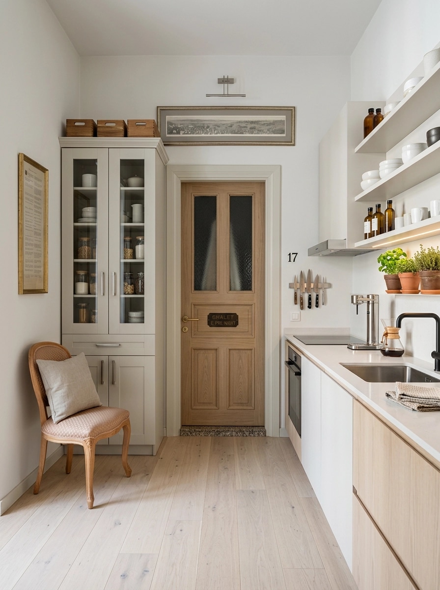 Kitchen interior in Scandinavian style — photo by GenRoom AI