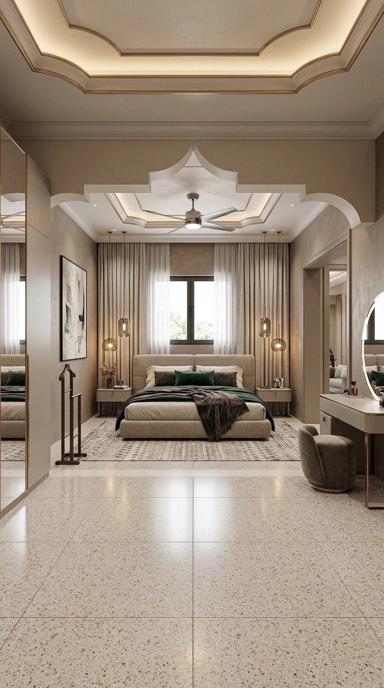 Contemporary Bedroom design — interior photo by GenRoom AI