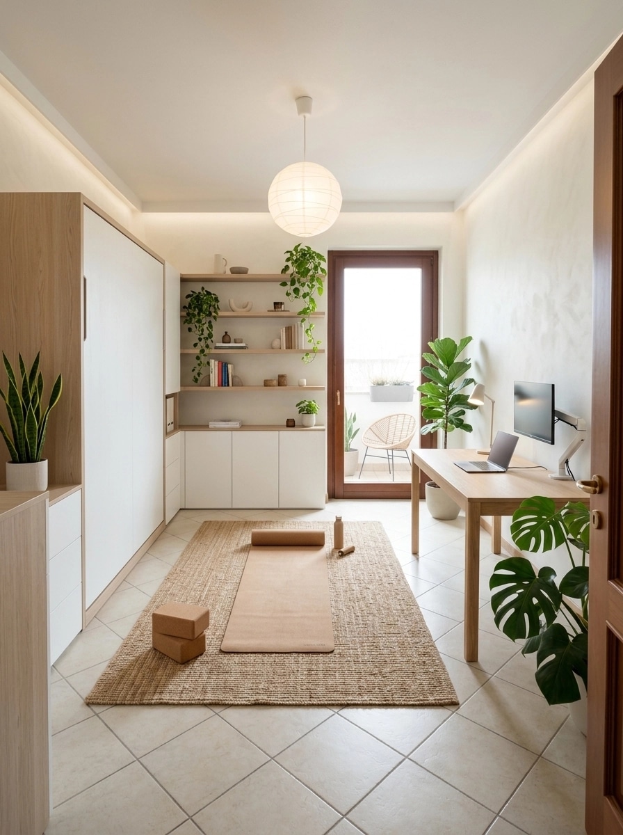 Interior design in Scandinavian style — studio by GenRoom AI