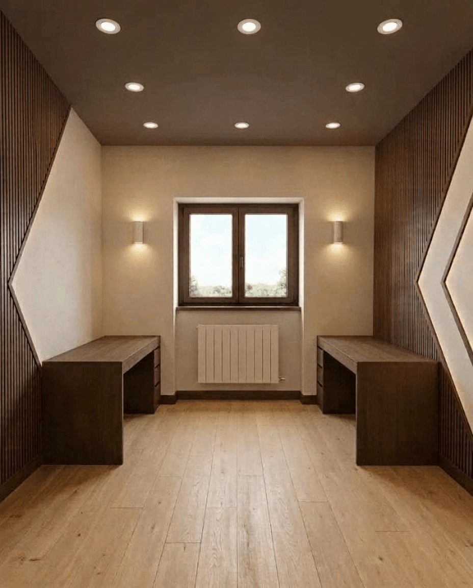 Interior design in Scandinavian style — home_office by GenRoom AI