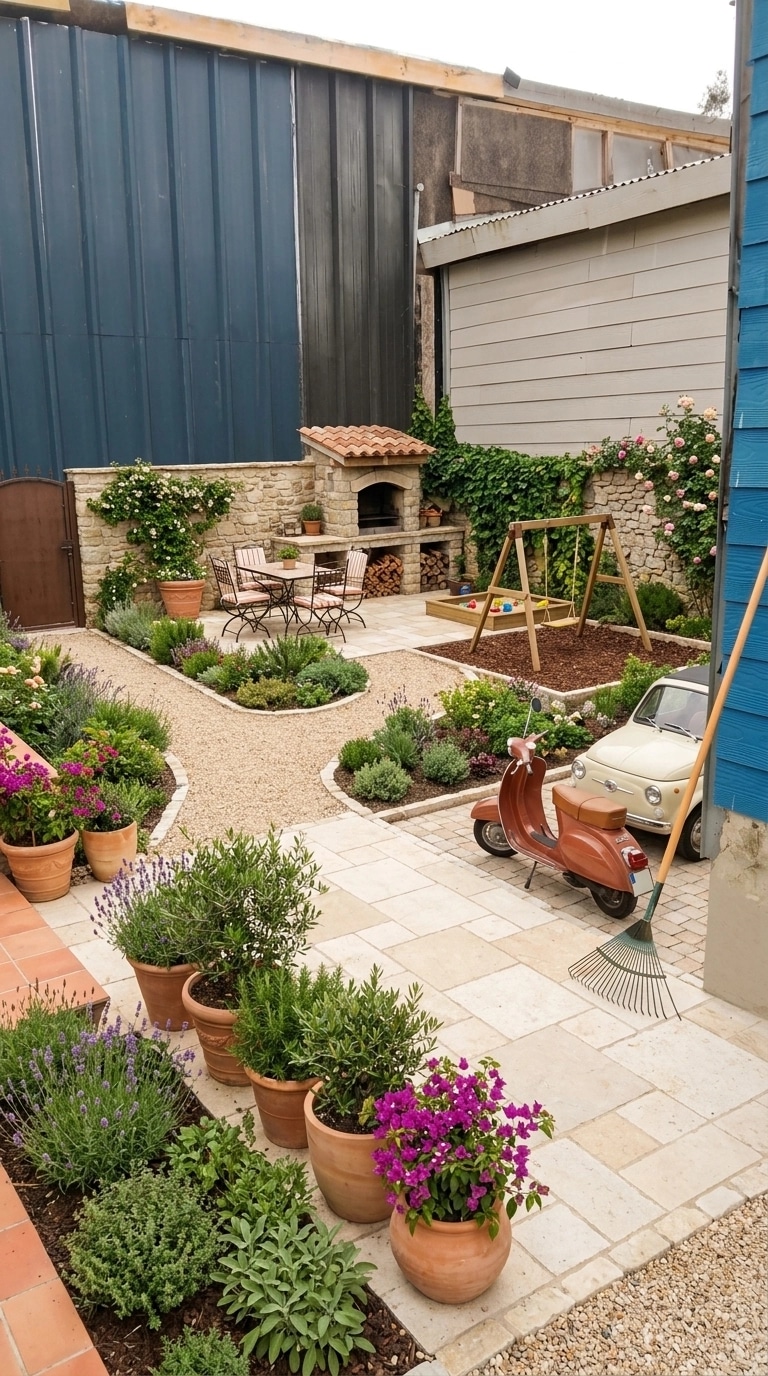 Mediterranean Yard Yard design — yard photo by GenRoom AI