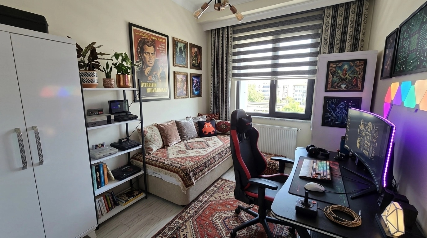 Interior design in Eclectic style — Bedroom by GenRoom AI