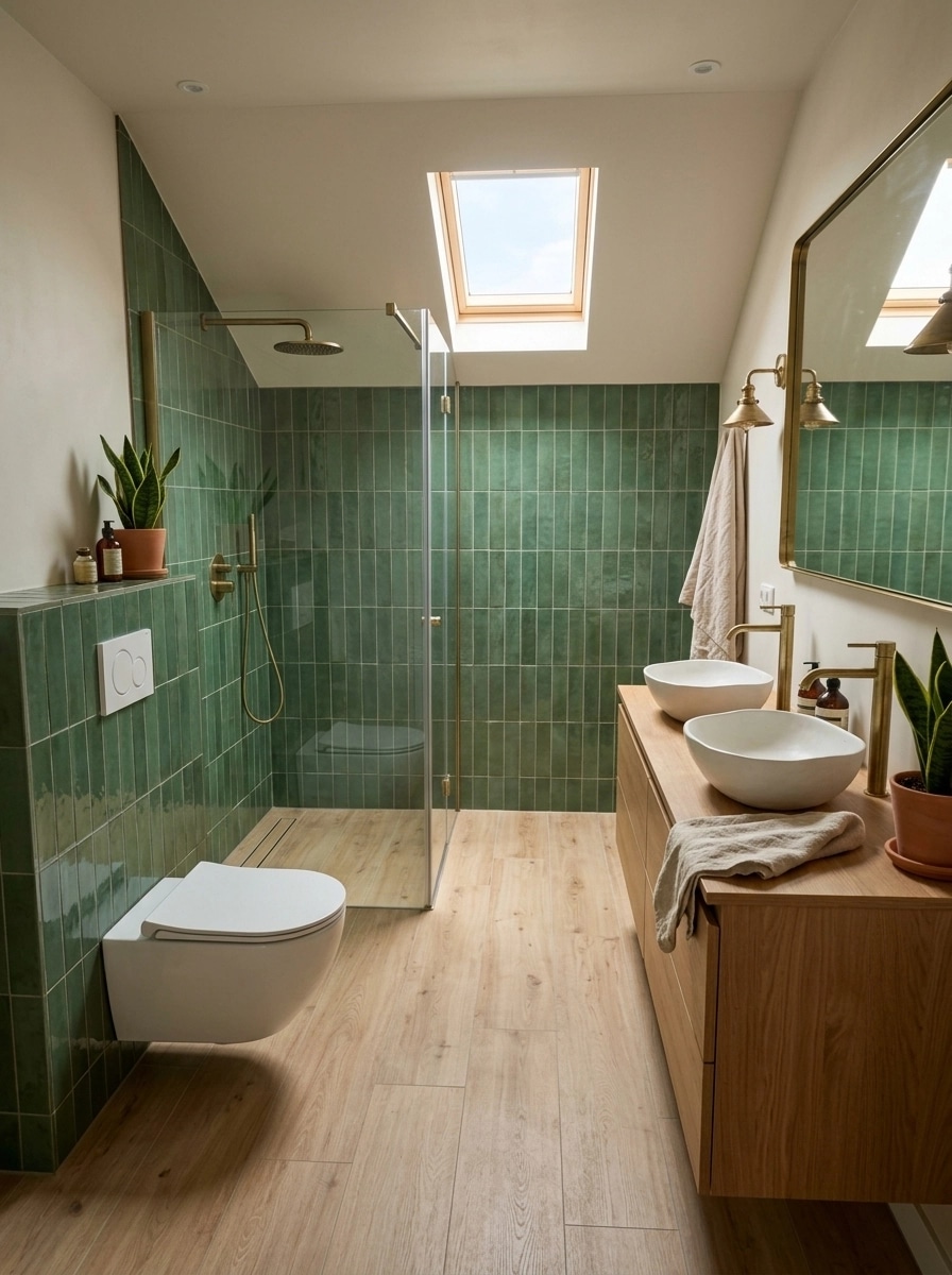 Bathroom interior in no_style style — photo by GenRoom AI