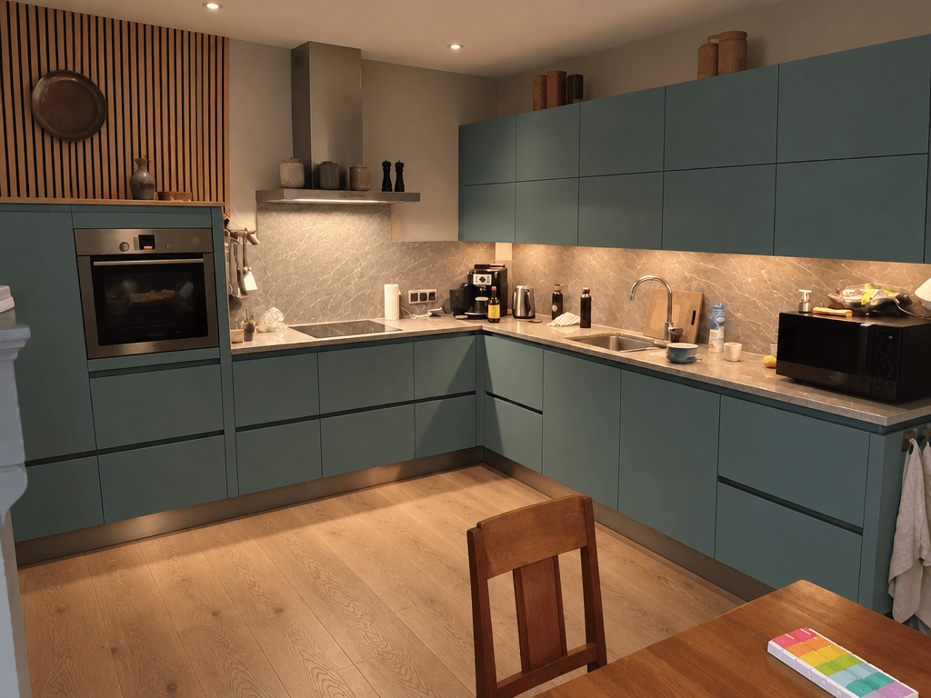 Interior design in Scandinavian style — Kitchen by GenRoom AI