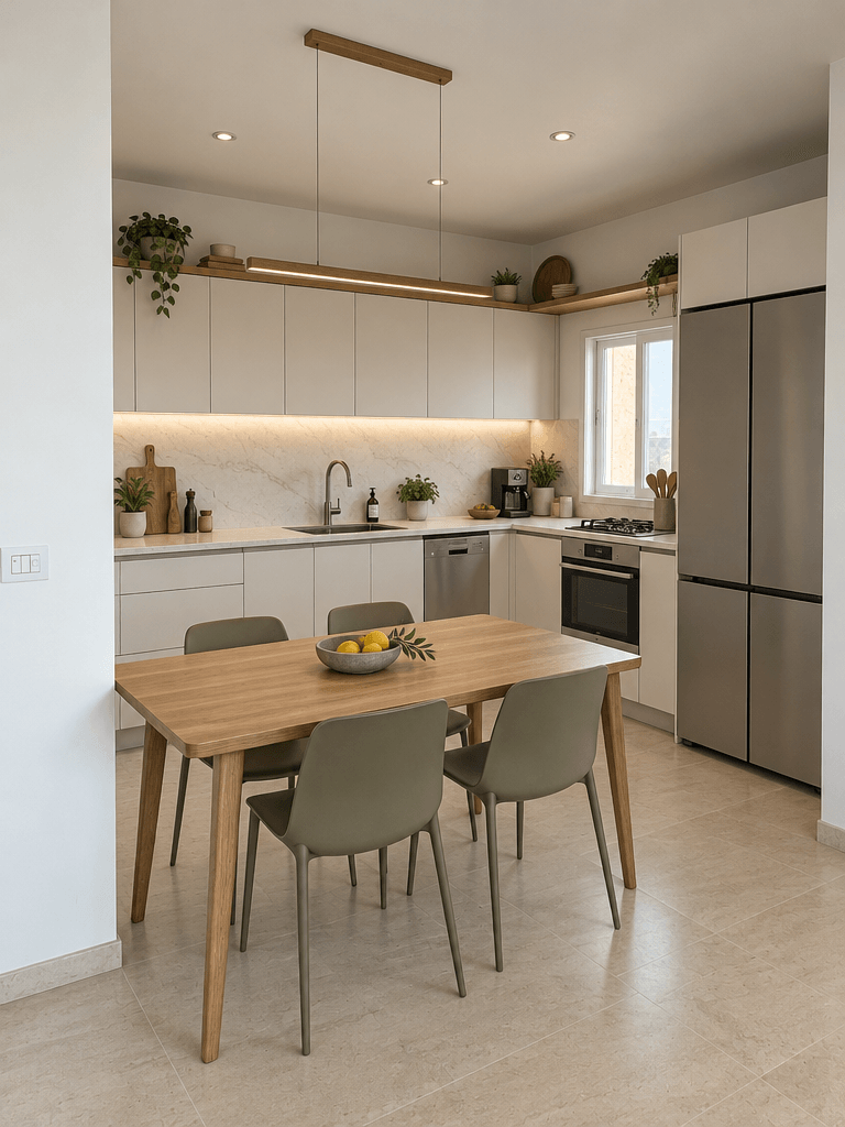 Interior design in Contemporary style — Kitchen by GenRoom AI