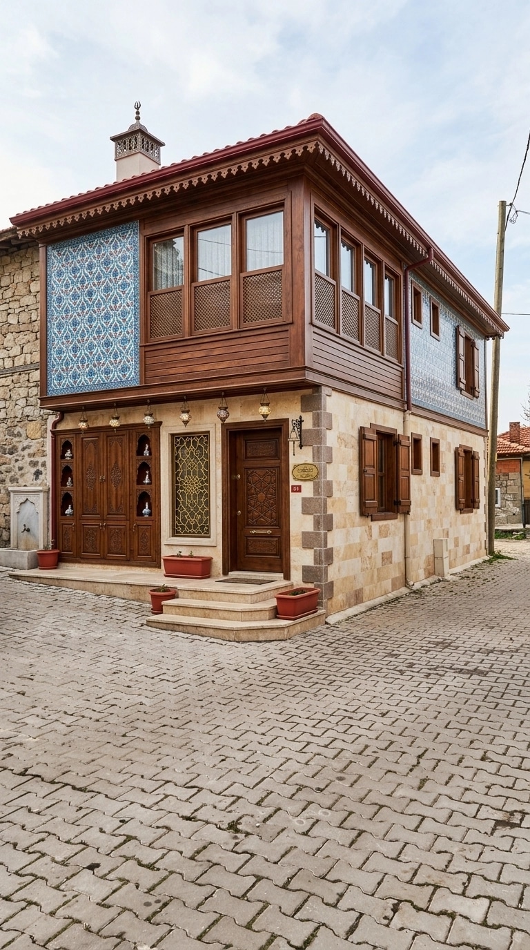 Facade design in Ottoman Facade style — photo by GenRoom AI