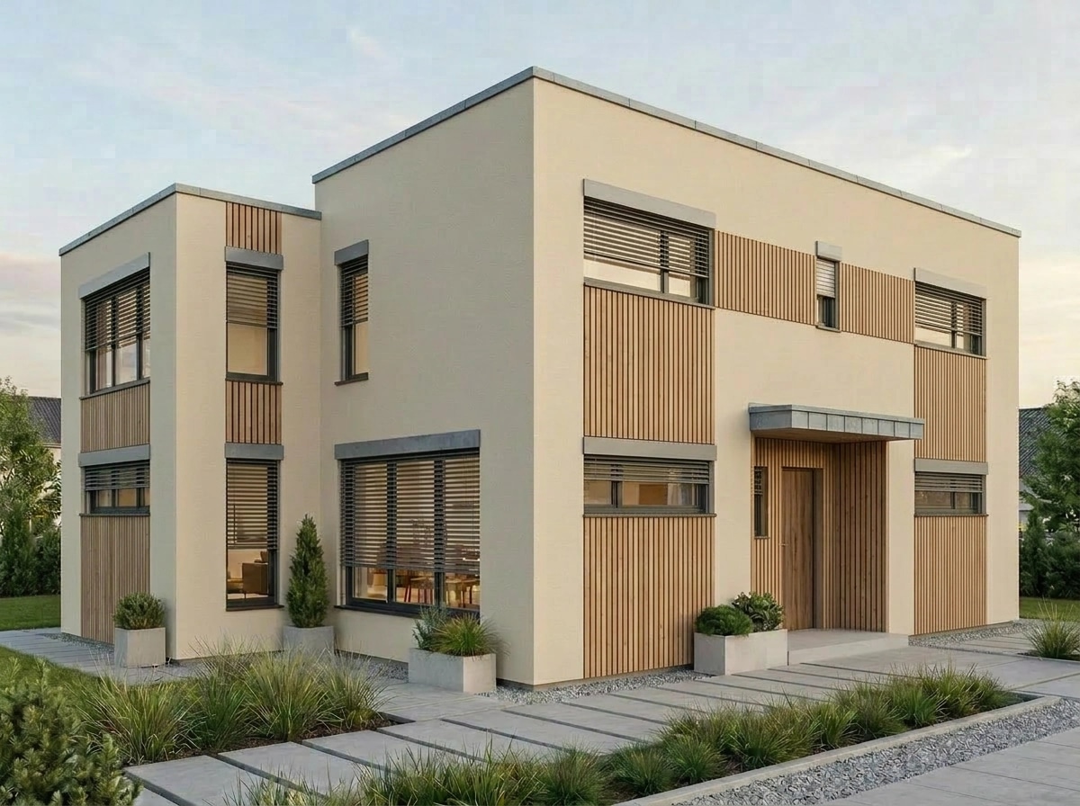 Scandinavian Facade Facade design — facade photo by GenRoom AI