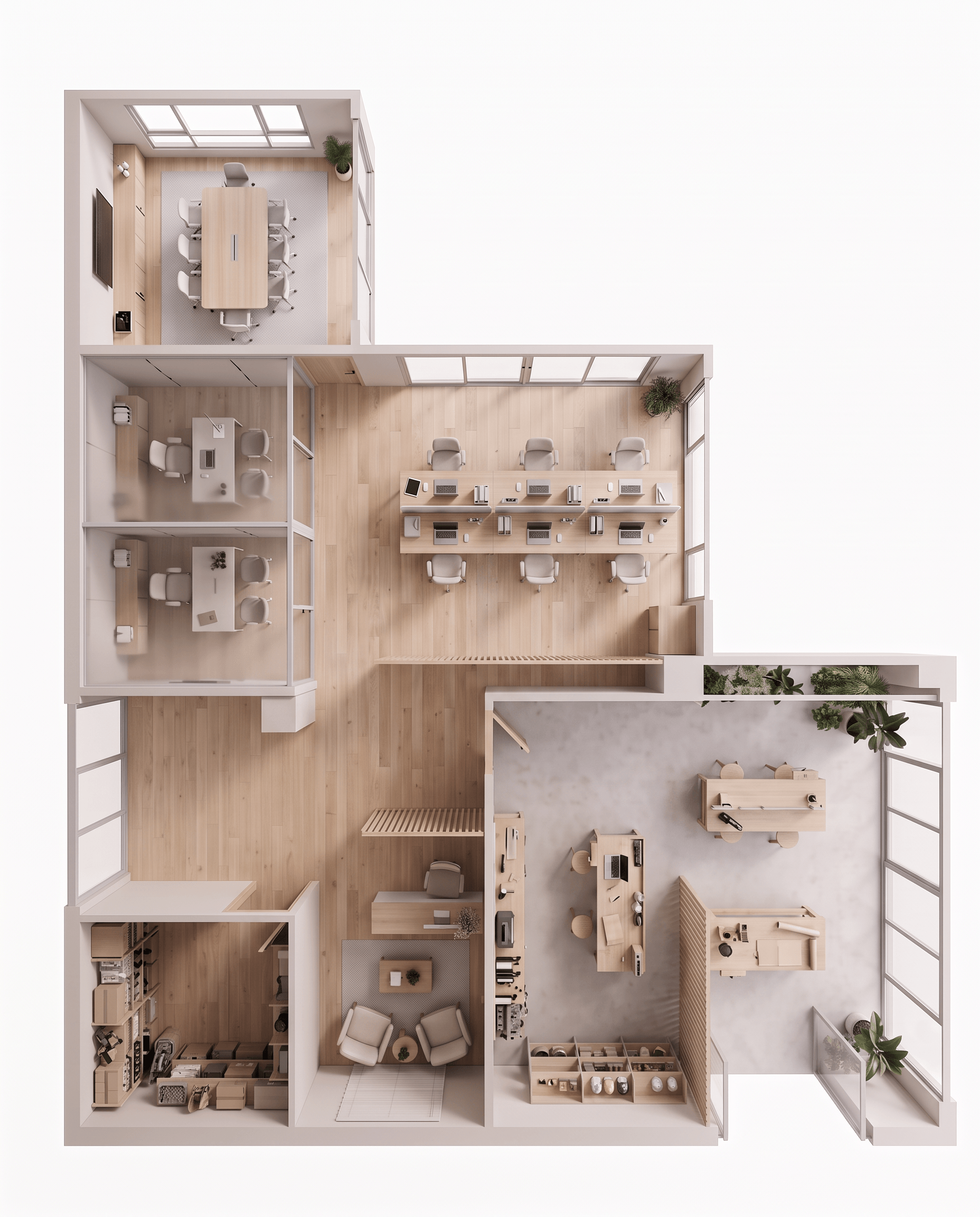 Interior design in Minimalism style — Living Room by GenRoom AI