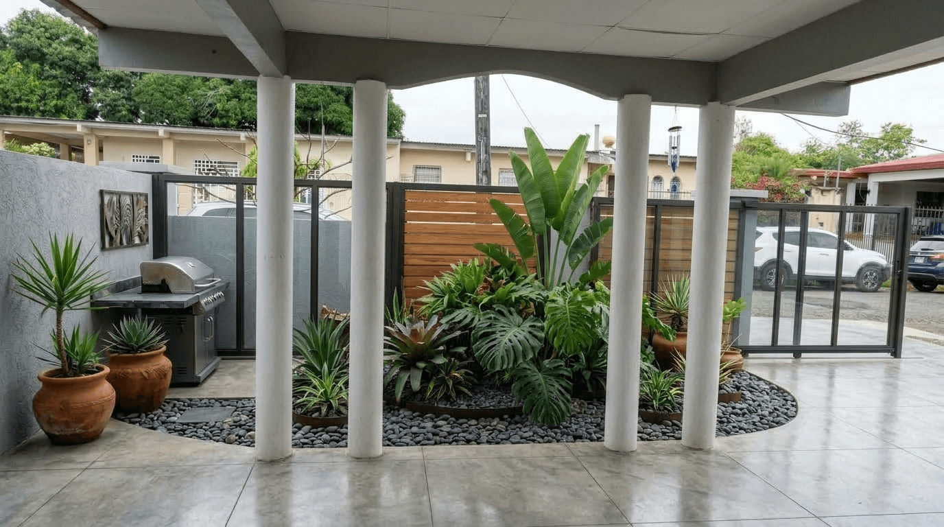 Yard design in no_style style — photo by GenRoom AI