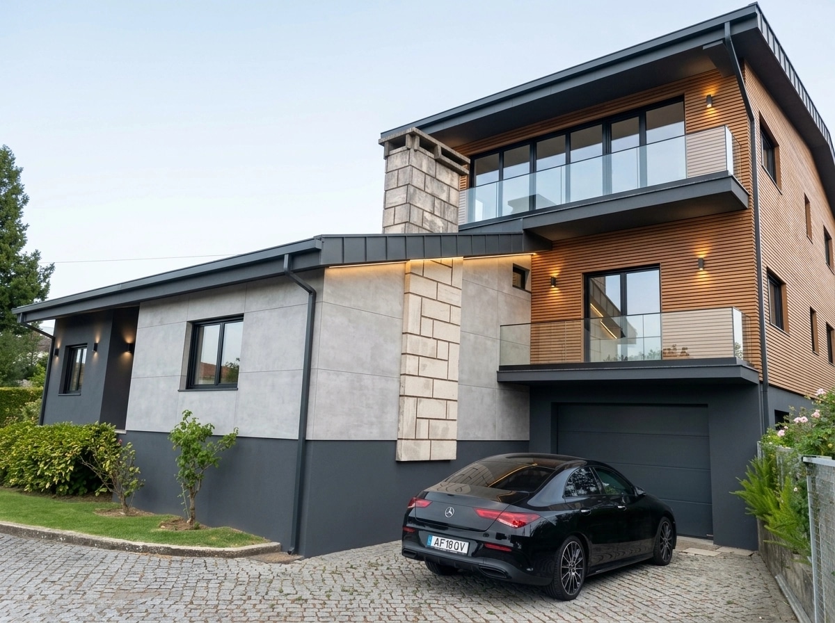 Contemporary Facade Facade design — facade photo by GenRoom AI