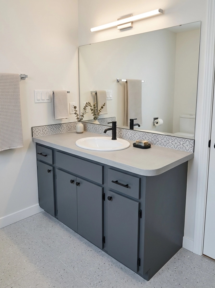Interior design in Scandinavian style — Bathroom by GenRoom AI
