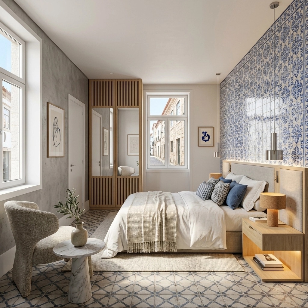 Portuguese Modern Chambre design — interior photo by GenRoom AI