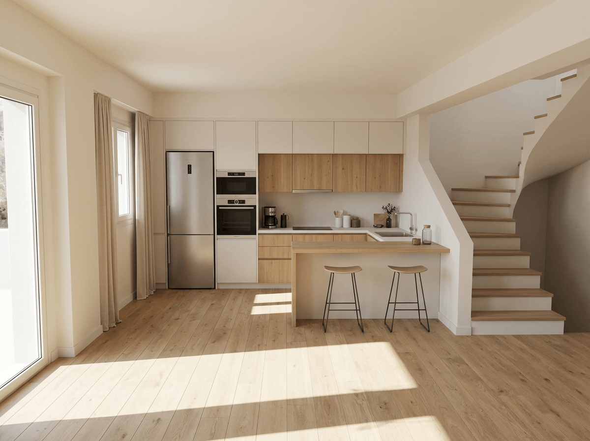 Contemporary Kitchen design — interior photo by GenRoom AI