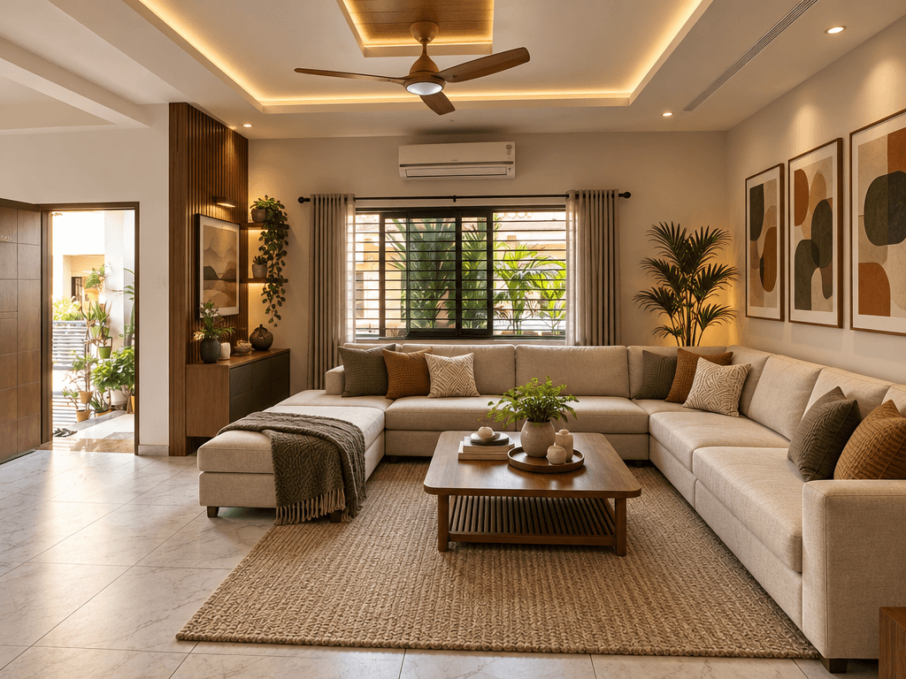 Interior design in Contemporary style — Living Room by GenRoom AI