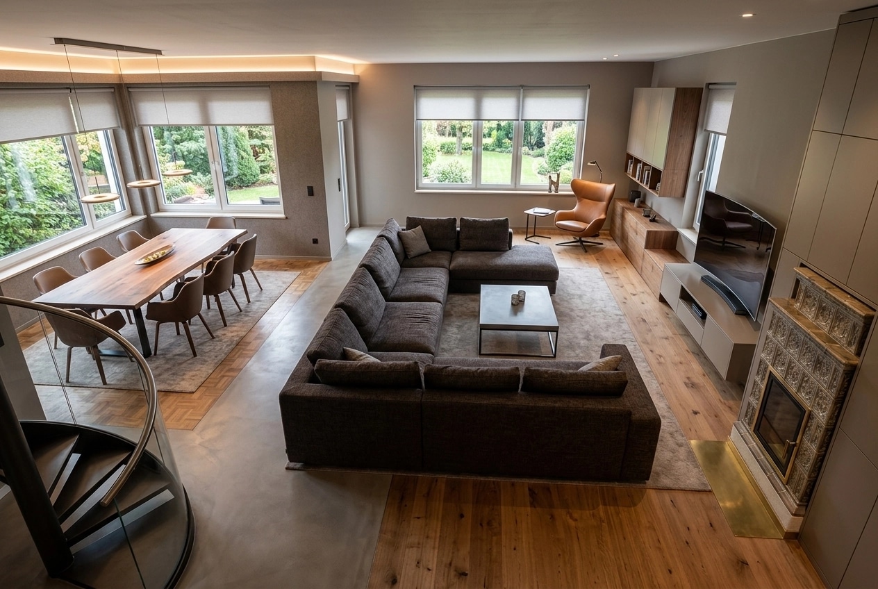 Interior design in Contemporary style — Living Room by GenRoom AI