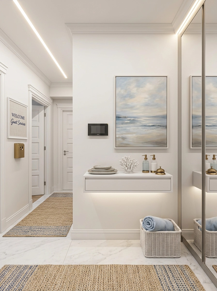 Interior design in Coastal / Hamptons style — lobby by GenRoom AI