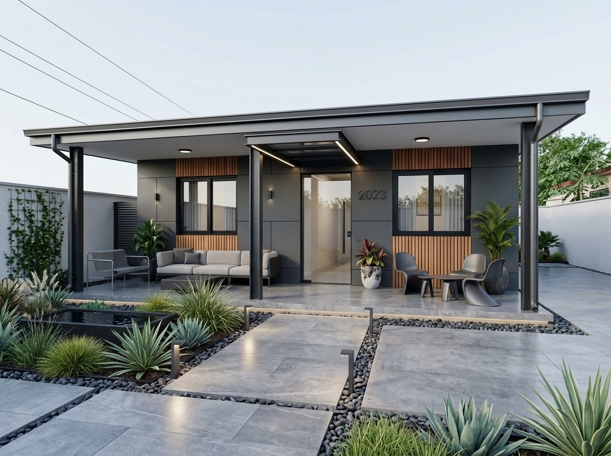Contemporary Facade Facade design — facade photo by GenRoom AI