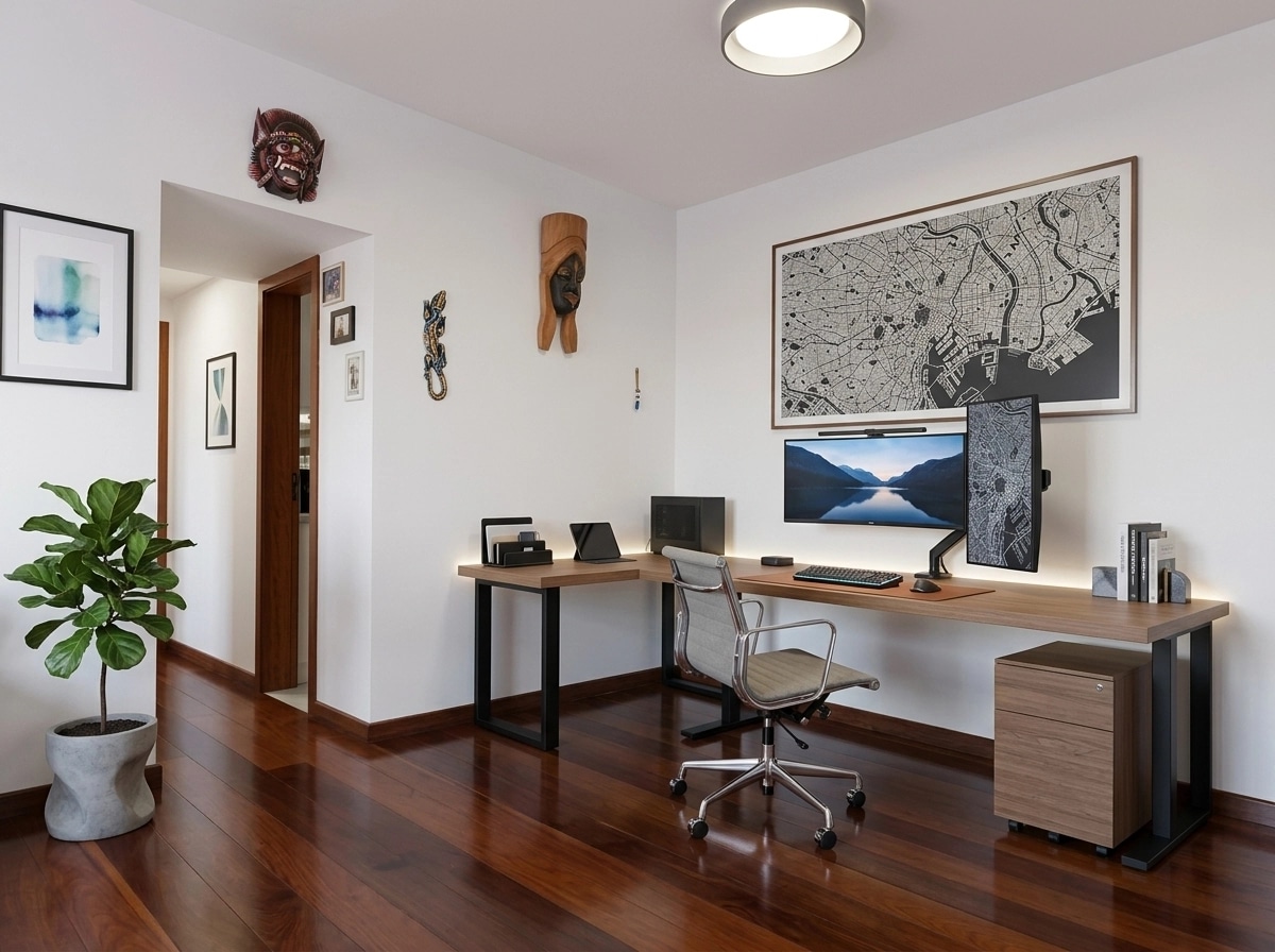Interior design in Contemporary style — home_office by GenRoom AI